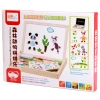 Baby boys, girls, infants and children wooden jigsaw puzzle toys Magnetic jigsaw puzzle fun wooden early education Intelligence benefits 1-3-4 years old -1001/2670 undefined